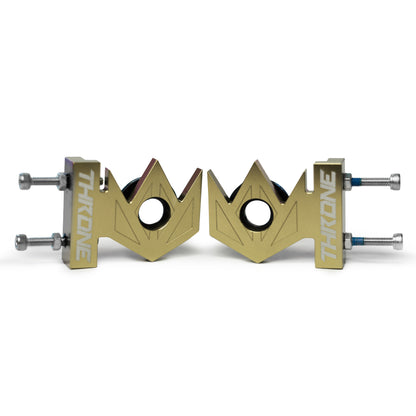 Throne Crown Chain Tensioners - Pair Gold