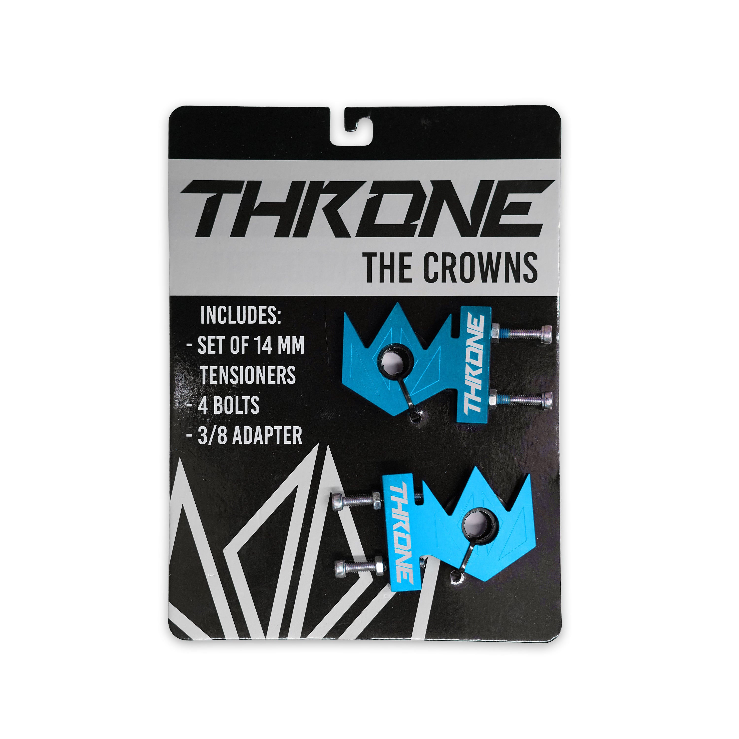 Throne Crown Chain Tensioners - Pair Blue