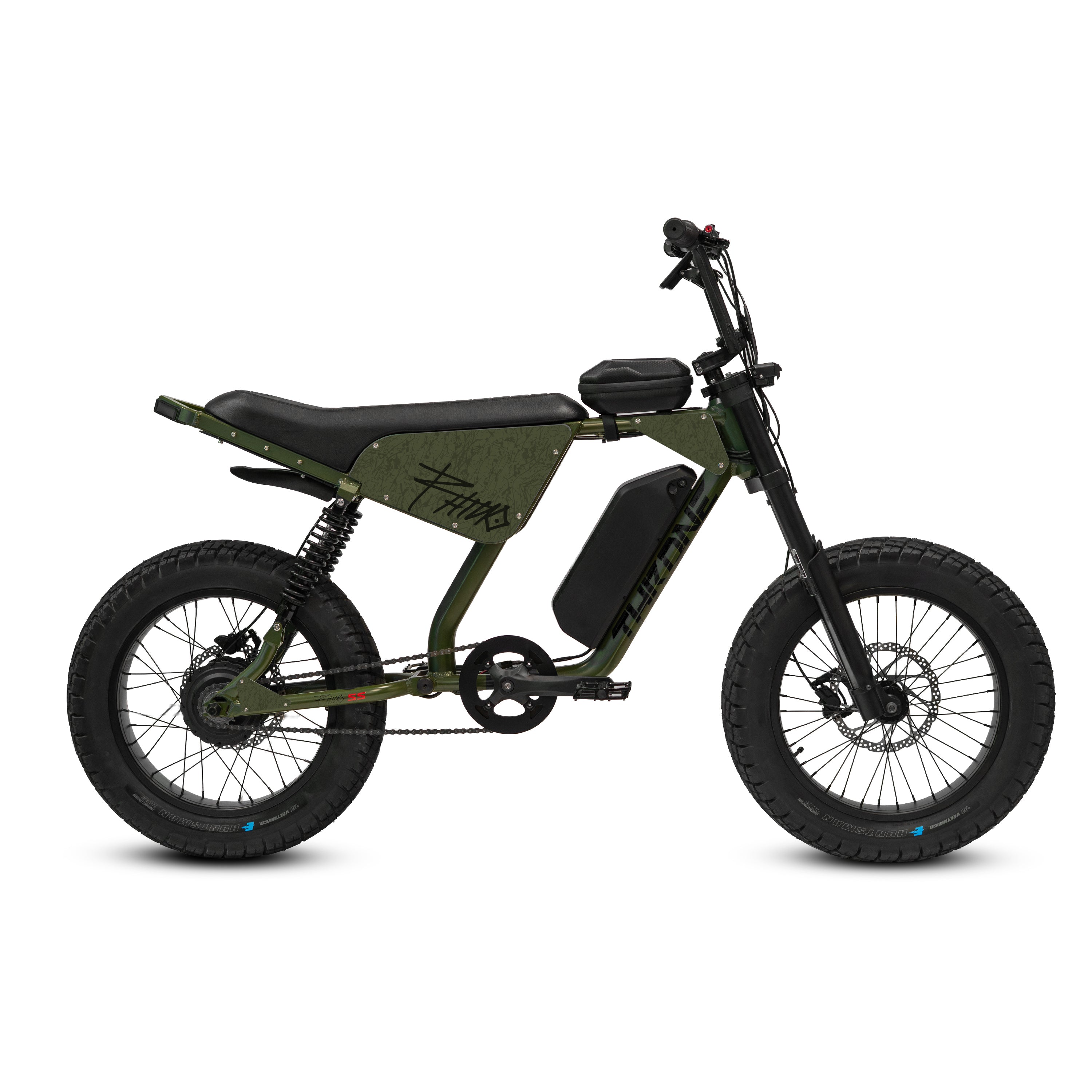 エネランス、ロゴストロン RHINO SS - ARMY GREEN – Throne Cycles