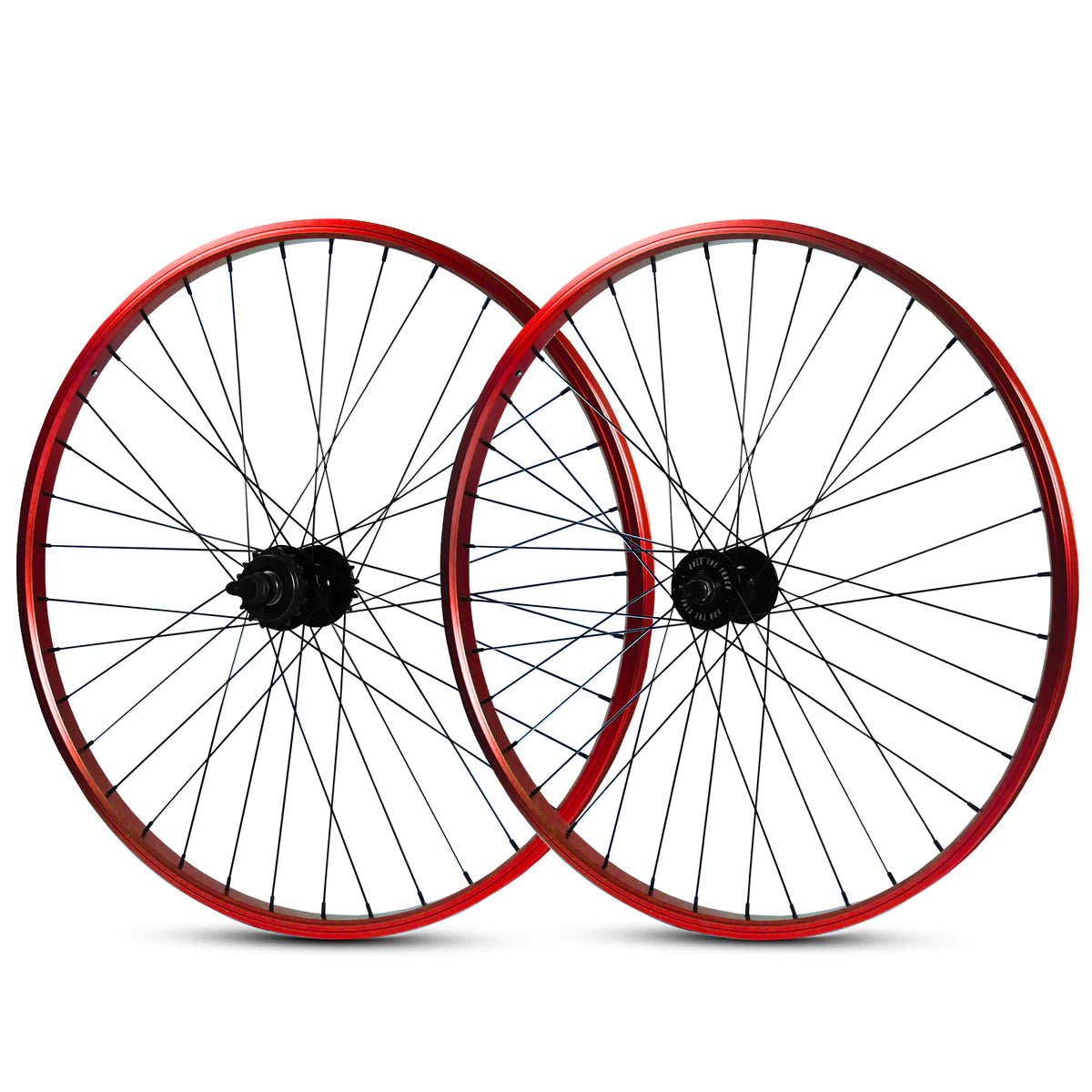 29" Wheelset - Anodized Red