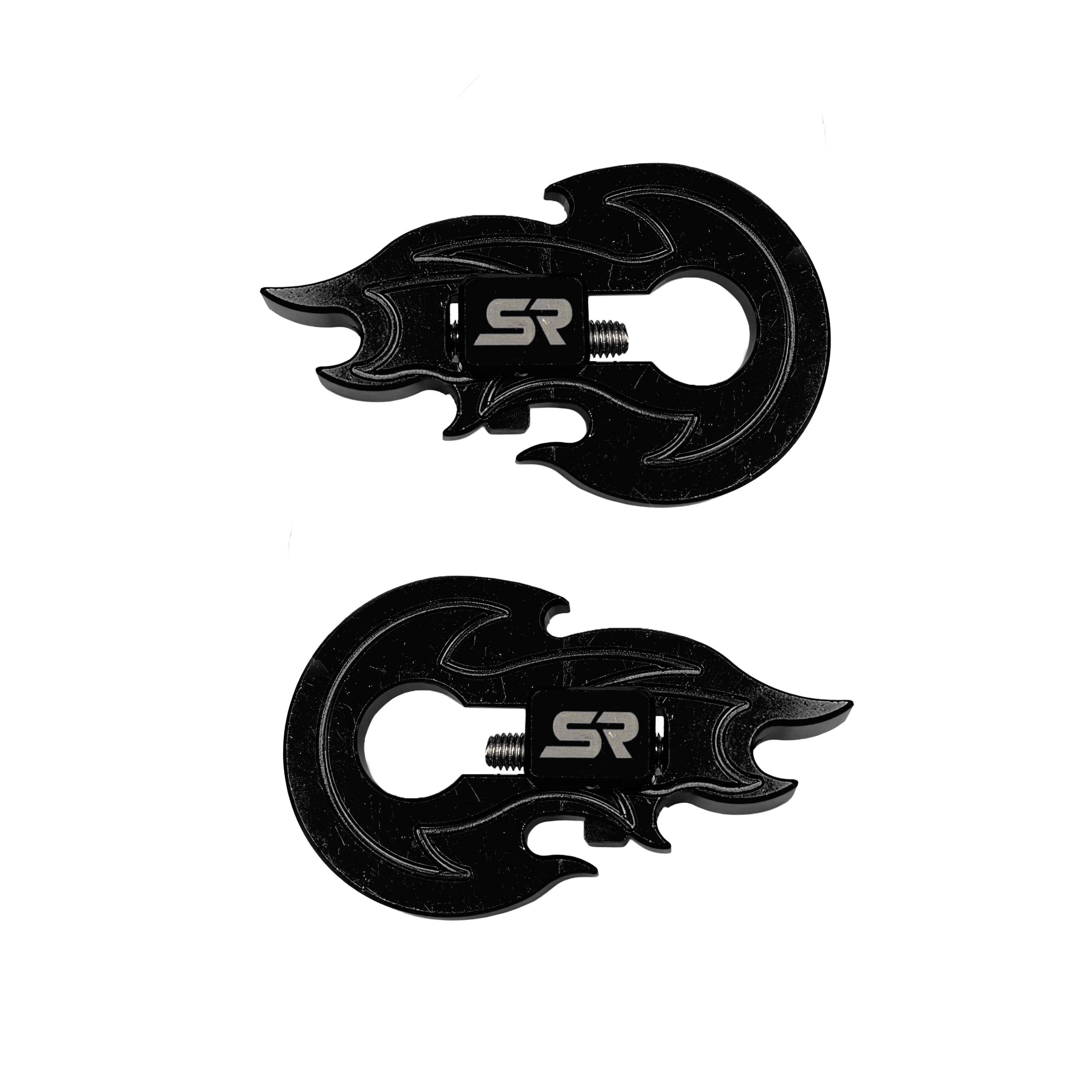 SR Flame Tensioners - Pair Black