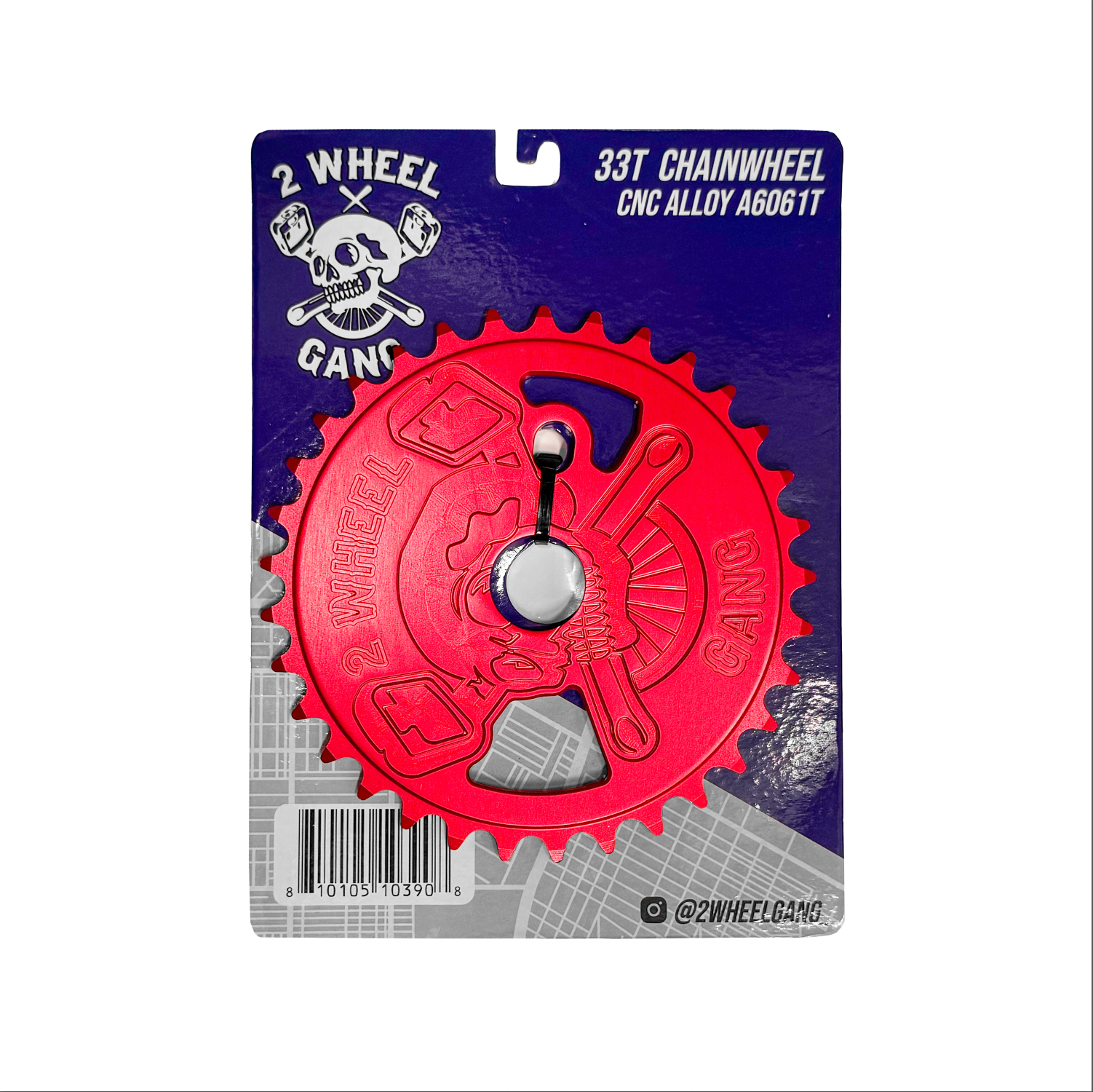 2WG Red - Chainwheel 33T