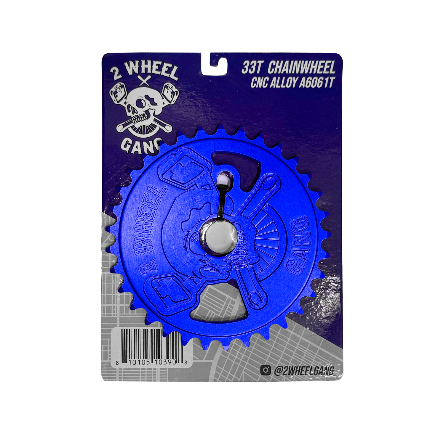 2WG Blue - Chainwheel 33T