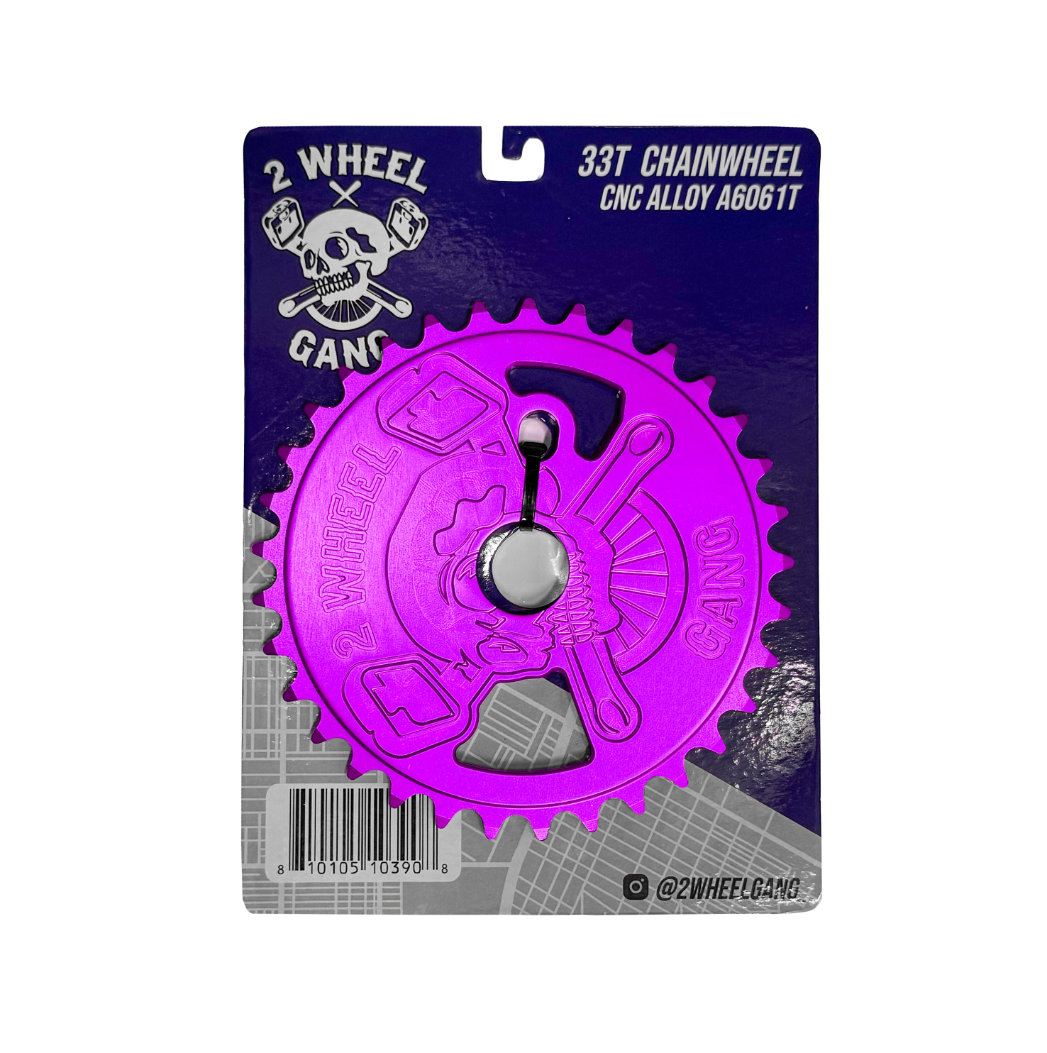 2WG Purple - Chainwheel 33T
