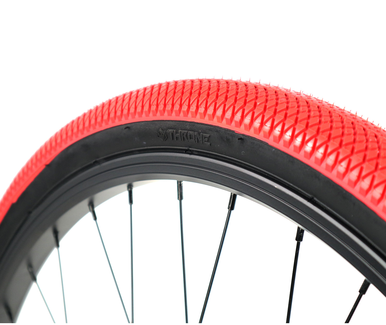 red mountain bike tyres