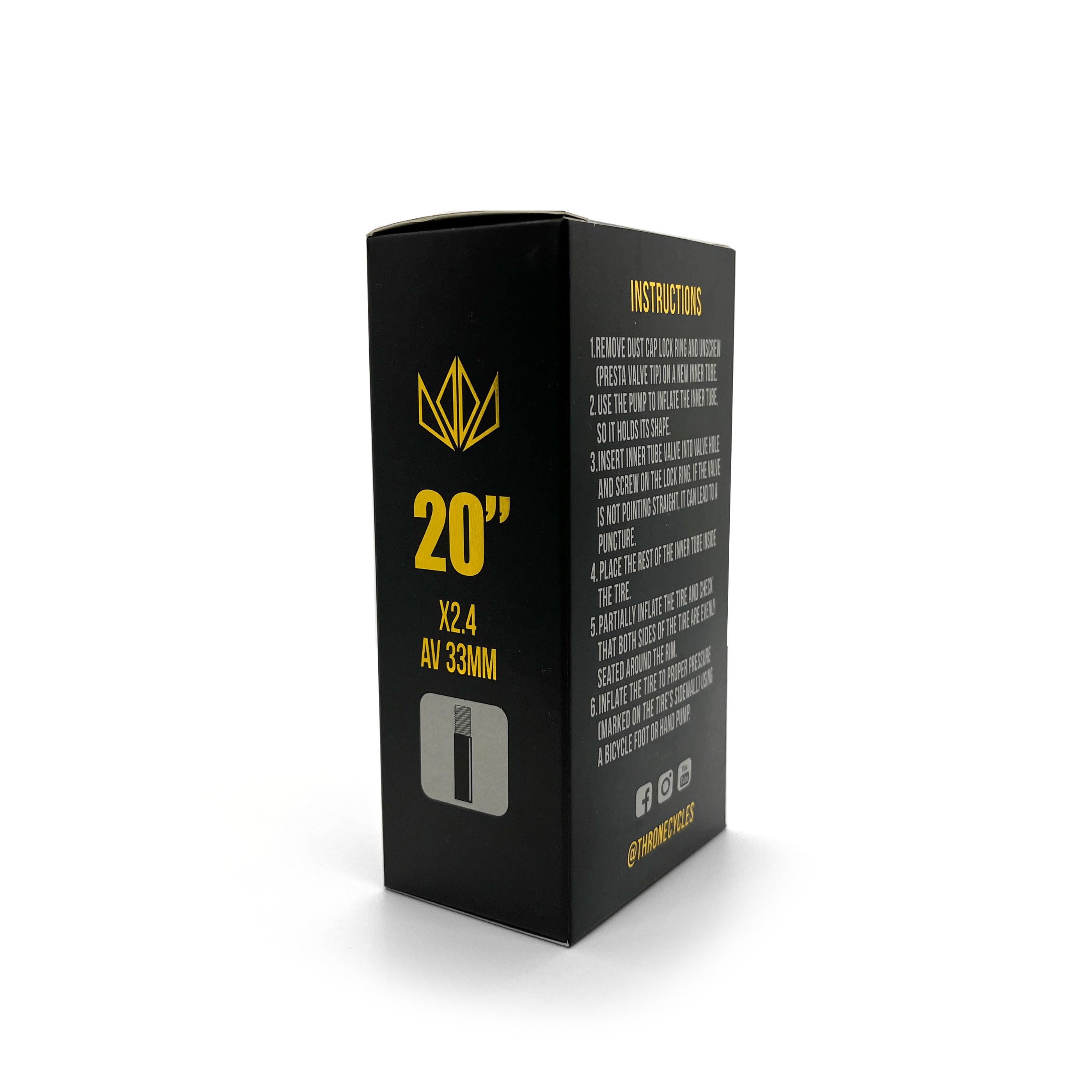 Tube - 20" x 2.4 AV 33MM